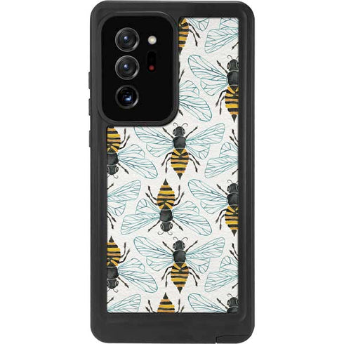 Cat Coq Honey Bee Galaxy Note20 Ultra 5G Waterproof Case